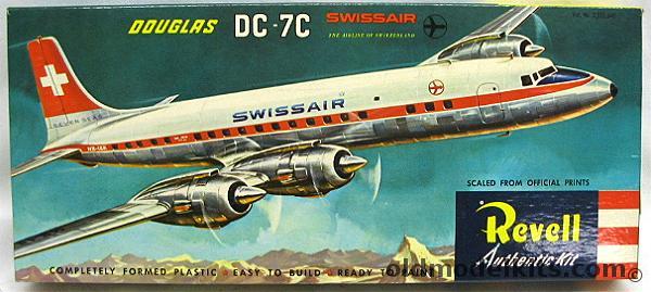 Revell 1/122 Douglas DC-7C 'Seven Seas' Swissair - 'S' Kit, H267-98 plastic model kit